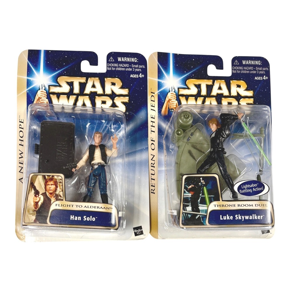 HAN SOLO & THRONE ROOM DUEL LUKE SKYWALKER Star Wars Action Figures